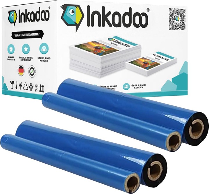 Produktbild Inkadoo Kompatibel Thermorolle für Brother Fax T 100 Series