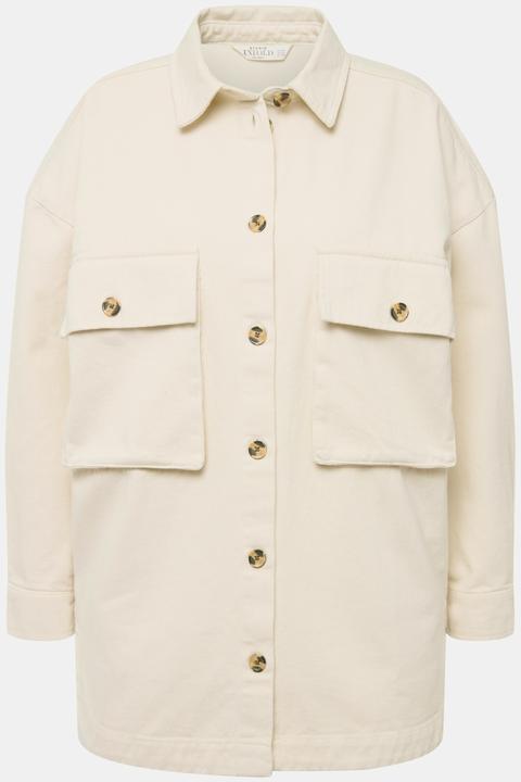 Actual product image Studio Untold Denim Twill Shacket (60)