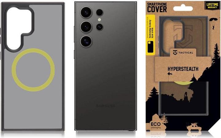 Actual product image Tactical MagForce Hyperstealth 2.0 Cover Black/Yellow (Samsung Galaxy S24 Ultra)