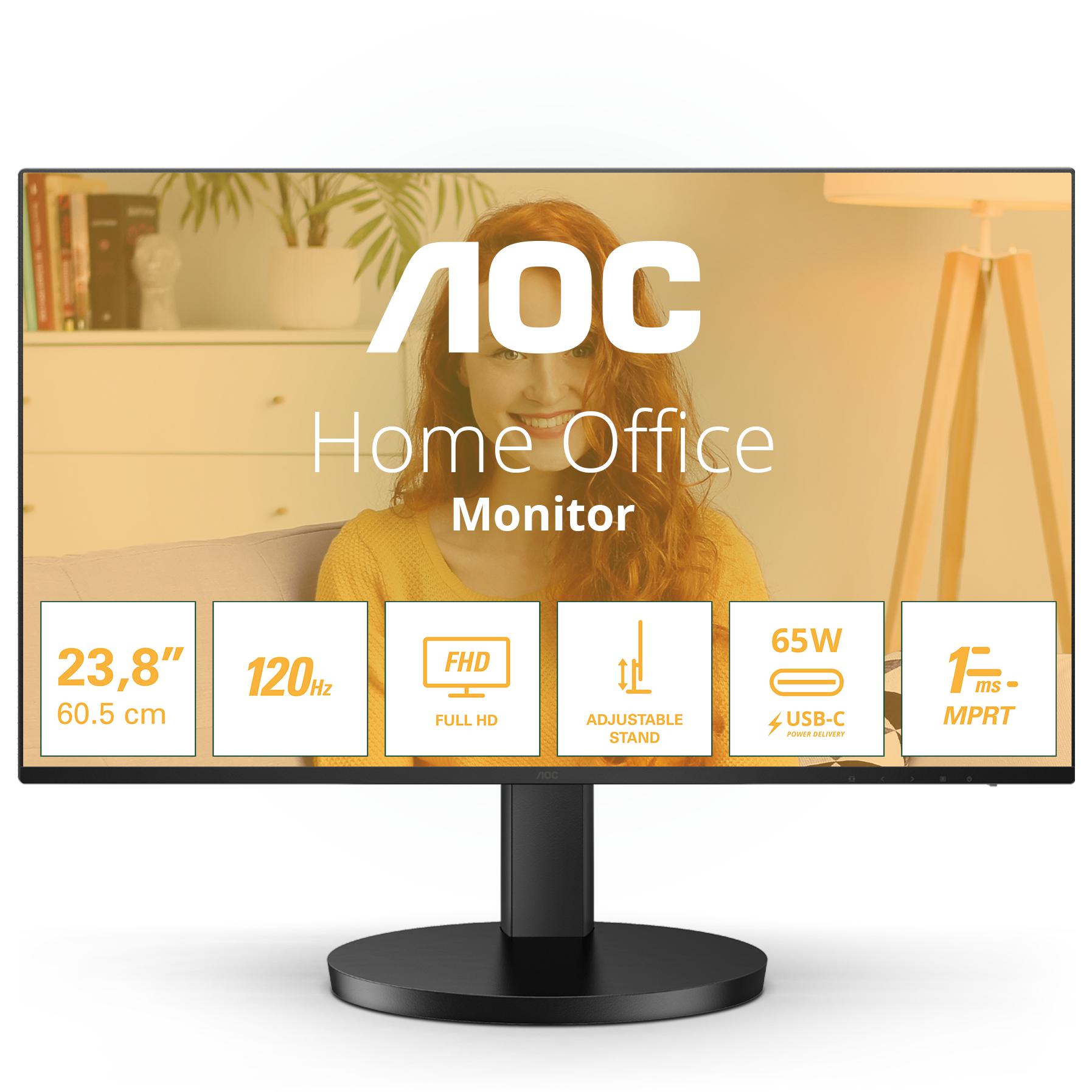 AOC 27B3CF2 (1920 x 1080 Pixel, 27"), Monitor, Schwarz