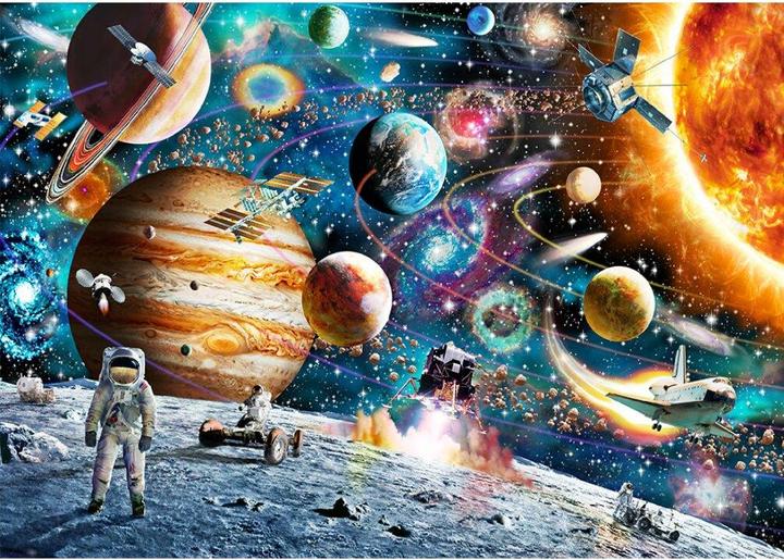 Produktbild WoodenCity WOODEN CITY Holzpuzzle Space Odyssey 2in1, 2000 Teile ECO (2000 Teile)
