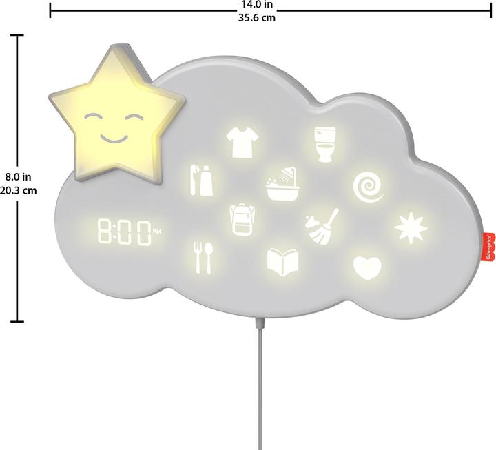 Actual product image Fisher-Price Lumalou Better Bedtime Routine System