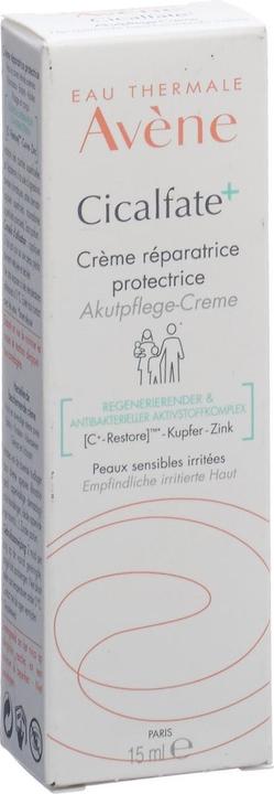 Image du produit Avène Crème réparatricetectrice Cicalfate+ (Crème pour le corps, 15 ml)