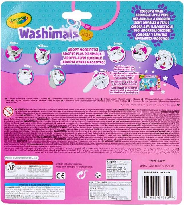 Immagine prodotto Crayola Cani Washimals