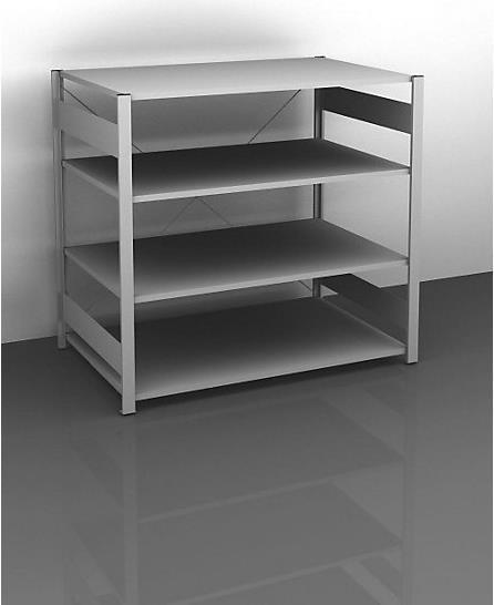 Actual product image kaiserkraft Sideboard boltless shelving unit, galvanised