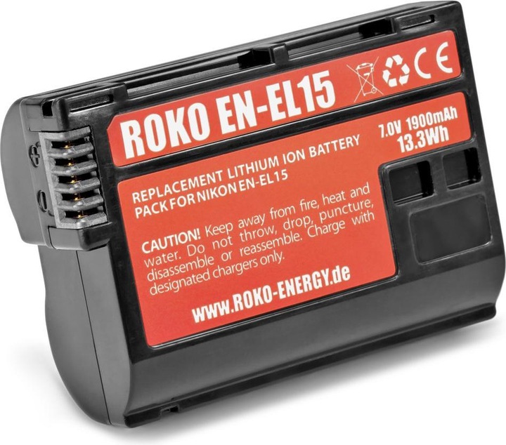 Actual product image Roko EN-EL15 (Rechargeable battery)
