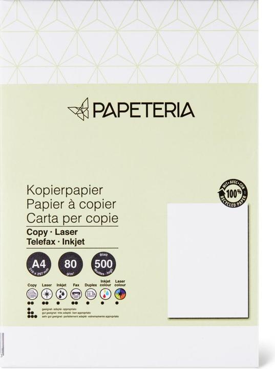 Immagine prodotto Papeteria La carta da copia diventa verde (80 g/m², 500 x, A4)