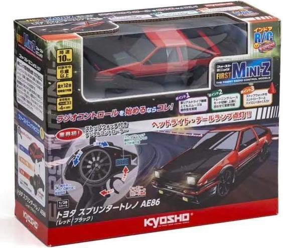 Immagine prodotto Kyosho Europe Toyota AE86 RD/BK 1:28, Rot/Schwarz, Altersempfehlung