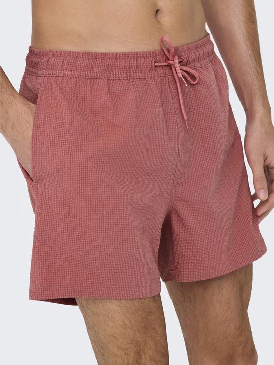 Image du produit Only & Sons Onsted Life Solid Seersucker Swim Noos