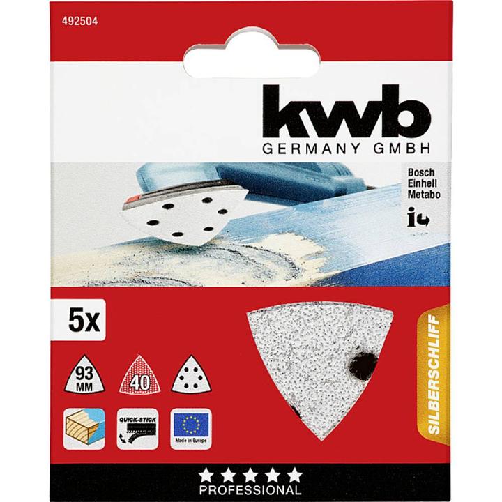 Actual product image kwb Delta adhesive washers K40 /5pcs (40)