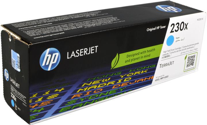 Actual product image HP 230X Cyan Original LaserJet Toner Cartridge, 5500 Seiten, Cyan, 1 Stück(e) (C)