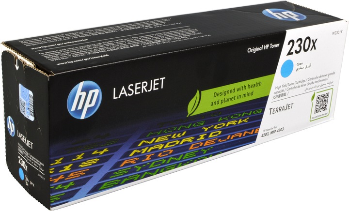 Actual product image HP 230X Cyan Original LaserJet Toner Cartridge, 5500 Seiten, Cyan, 1 Stück(e) (C)