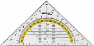Produktbild Westcott Geometriedreieck (140 mm)