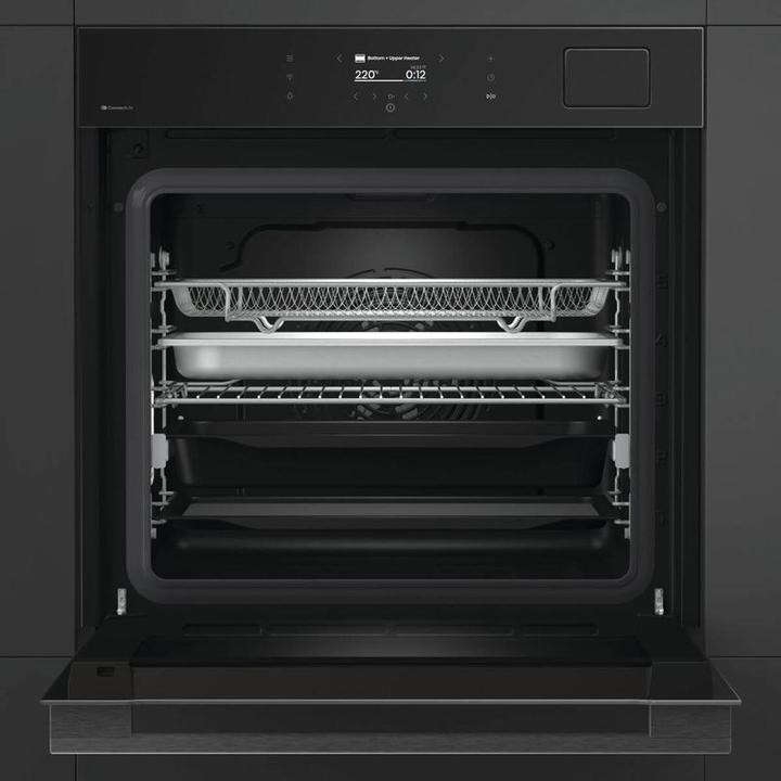 Actual product image Hisense Dampfbackofen BlackGlass HI8 BFS 615S8B Glasfront schwarz