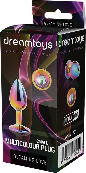 Actual product image Dreamtoys Dream Toys Gleaming Love Anal Plug Multicolour 7.1 cm