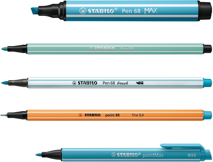 Actual product image STABILO Fasermaler Arty Set (Multicoloured, 55 x)