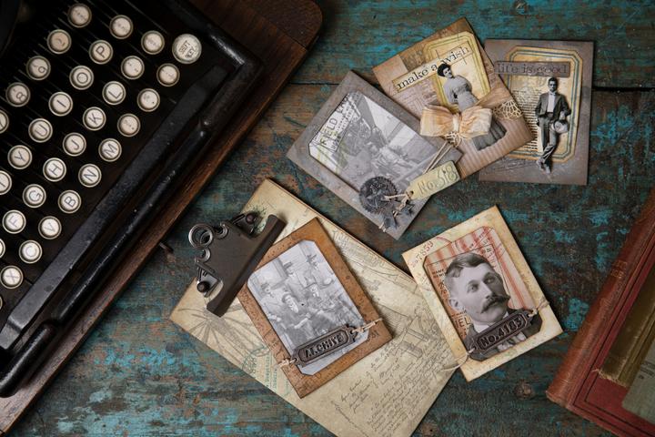 Actual product image Sizzix Thinlits Cutting Stencil "Collector by Tim Holtz