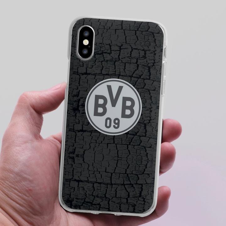 Produktbild DeinDesign Silikon Hülle für Apple iPhone X Handyhülle Case Smartphone Schutzhülle BVB Borussia Dortmund (Apple iPhone X)