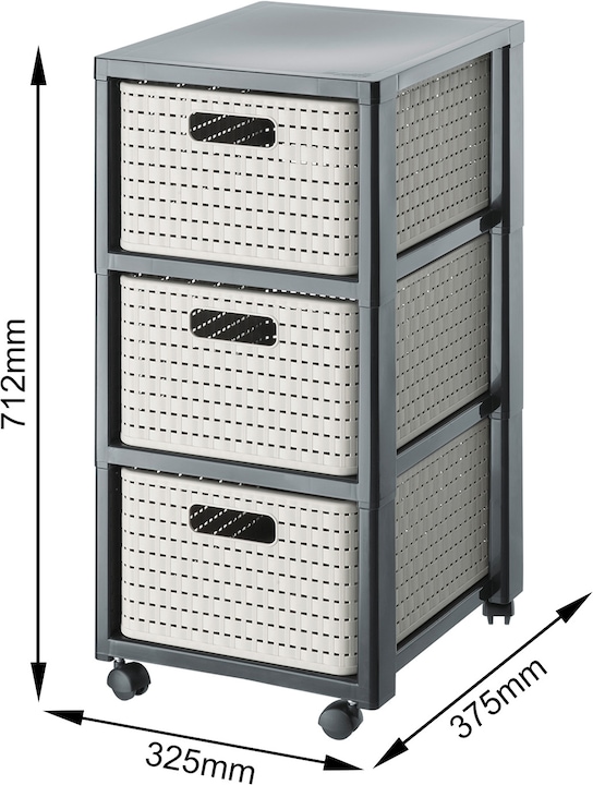 Actual product image Rotho Country (32.5 x 37.5 x 71 cm)