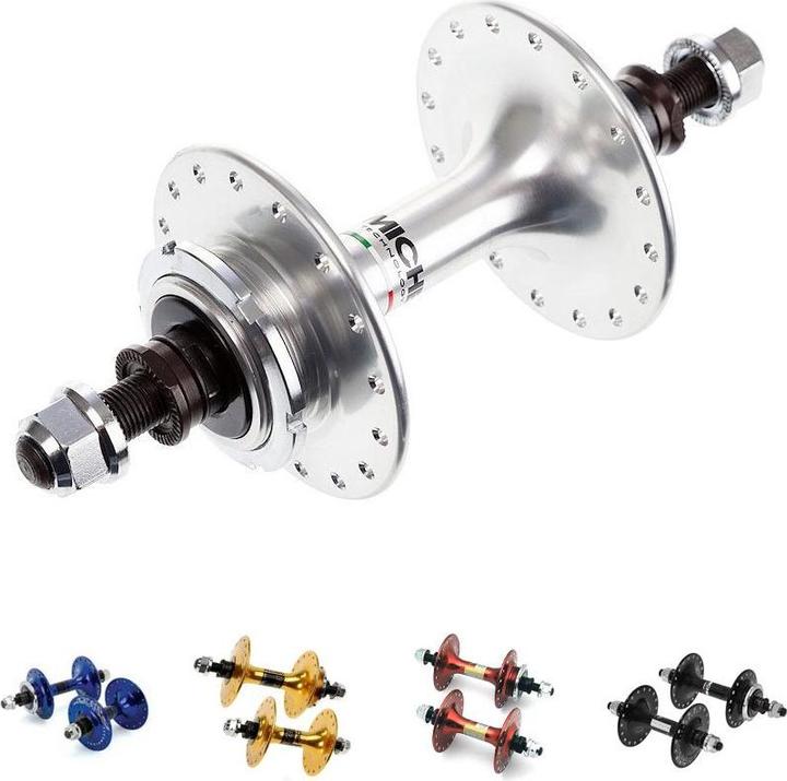 Actual product image Miche Primato Pista High Flange Rear Hubs Fixed/Free (Black/32) (Disc brake Center lock)
