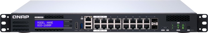 Produktbild QNAP QGD-1600P-8G, 16-Port PoE-Edge-Switch (16 Ports)