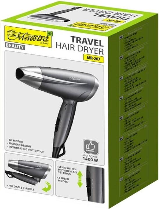 Actual product image Maestro Suszarka do włosów 1400W MR-207 (1400 W)