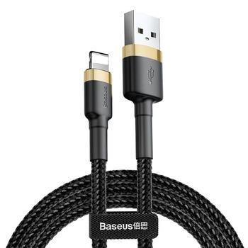 Produktbild Baseus cafule Cable USB For iP 2A 3m Gold+Black (3 m, USB 3.0)