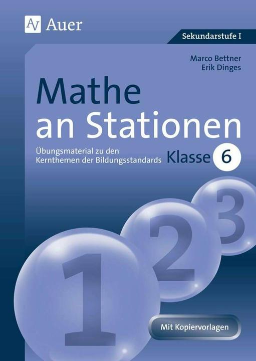 Produktbild Mathe an Stationen (Deutsch, Erik Dinges, Marco Bettner, 2016)