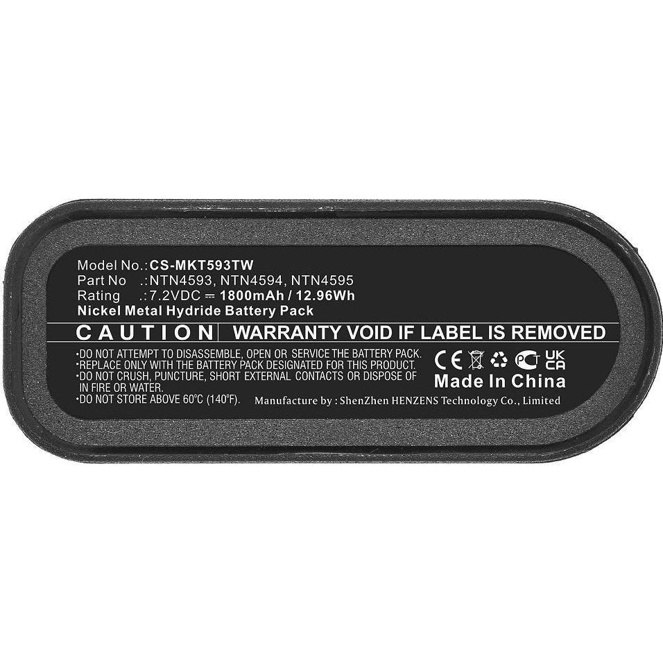 Thumbnail - CoreParts Battery for Two-Way Radio (1800 mAh), Notebook Akku, Schwarz