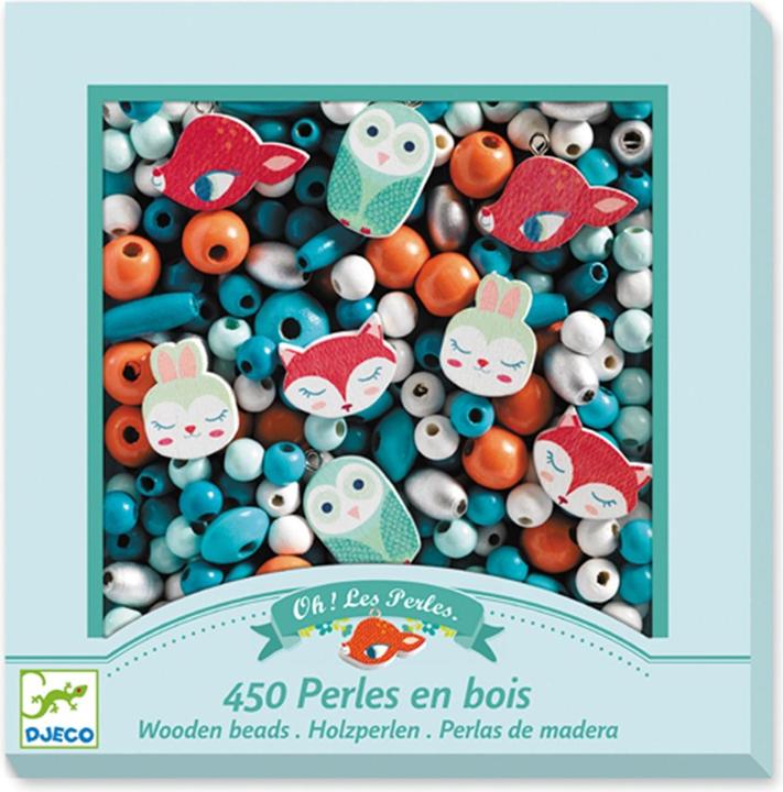 Produktbild Djeco Holzperlen Tiere