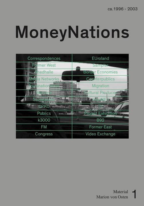 Produktbild Material Marion von Osten 1: Money Nations (Englisch, Jonas von Lenthe, Max Stocklosa, Marion von Osten, Lucie Kolb, 2024)