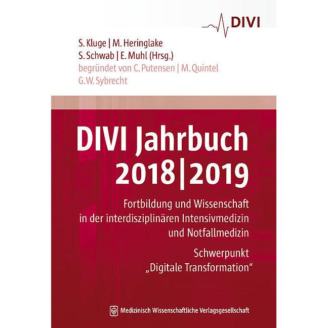 MWV Medizinisch Wiss. Ver, Agenda, DIVI Jahrbuch 2018/2019 (Deutsch)
