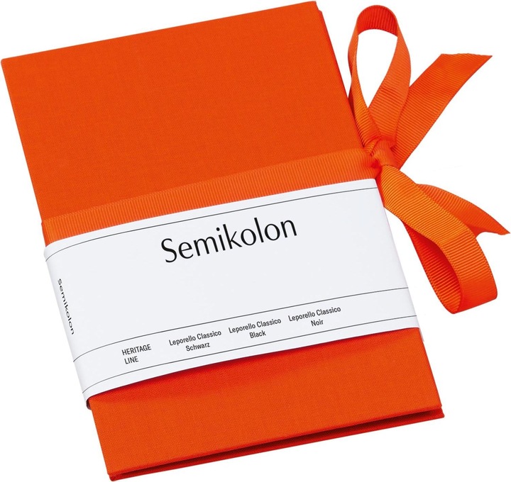 Productafbeelding Semikolon Fotoalbum Leporello Classico Oranje (10 x 15 cm, 9 x 13 cm)