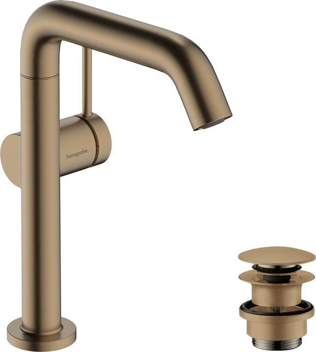 hansgrohe Tecturis S Einhebel-Waschtischarmatur 210 Fine CoolStart wassersparend+mit Schwenkauslauf