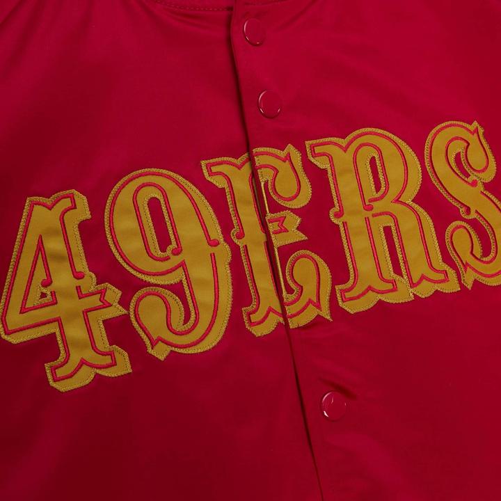 Immagine prodotto Mitchell & Ness M&N Veste leggera in raso Varsity - San Francisco 49ers (S)