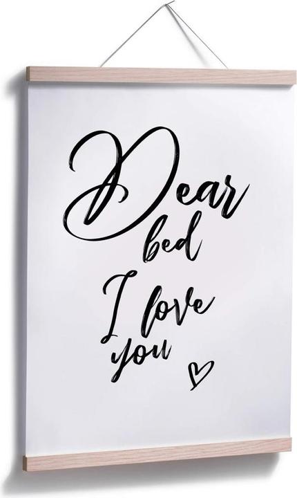 Actual product image Trenddeko Dear bed I love you (60 x 80 cm)