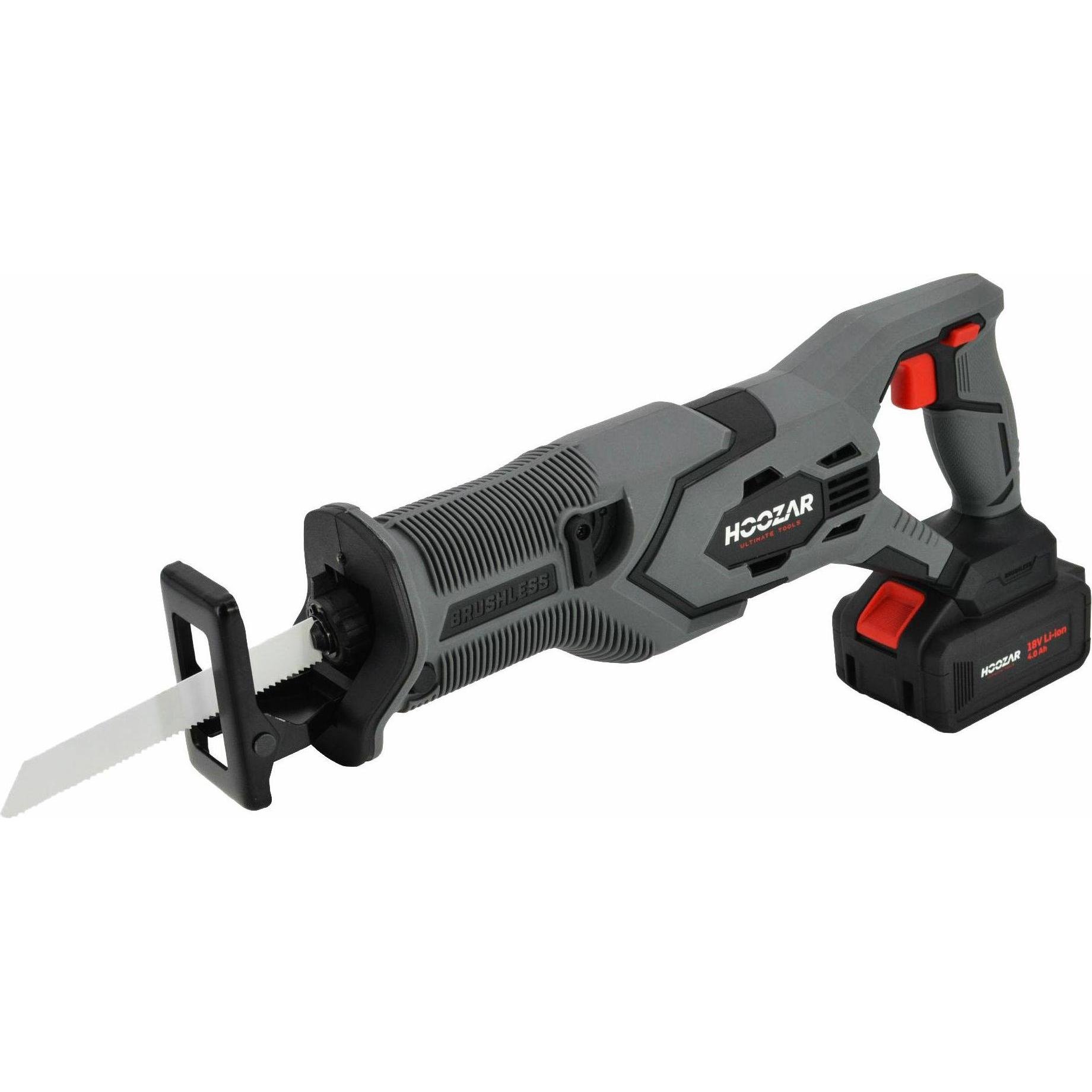Hoozar, Säbelsäge, PIŁA SZABLASTA BEZSZCZOTKOWA 18V 1x4.0Ah RS10BL