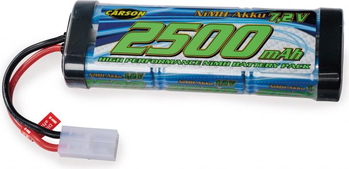 Immagine prodotto Carson Batteria da corsa NiMH 7.2V/2500mAh TAM (7.20 V, 2500 mAh)