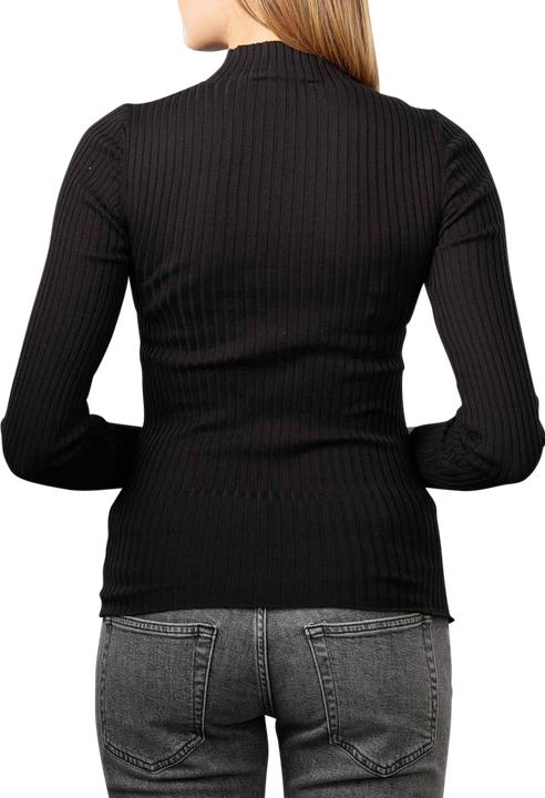 Actual product image Armedangels Alaania Pullover Stand-Up Collar Black (XS)