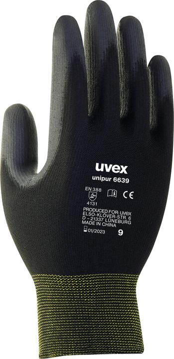 Uvex Safety Beschermende handschoen nylon/PUStrickHSUnipur 6639 maat 9 (9)