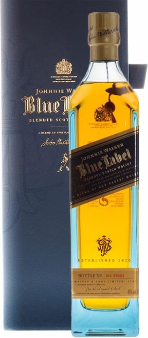 Image du produit Johnnie Walker Label bleu (Whisky mélangé, Scotch Whisky, 1 x 70 cl)