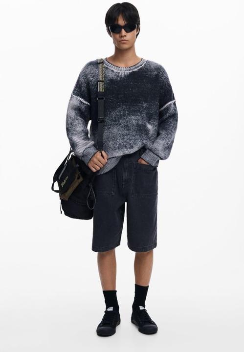 Produktbild Desigual Heren Flat Knit Pullover Lange Mouwen Sweatshirt (S)