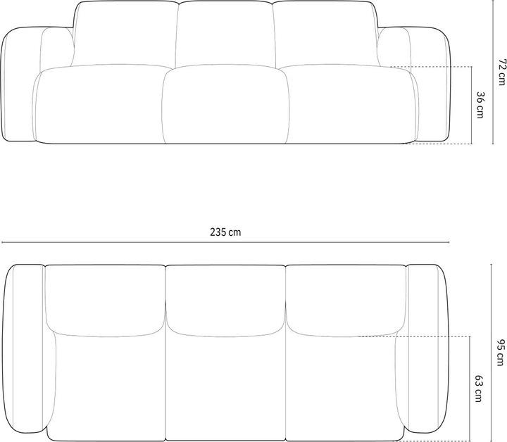 Produktbild Micadoni Molino (2-Sitzer, 3-Sitzer, 4-Sitzer)