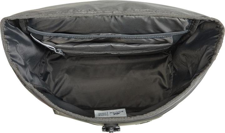 Actual product image Rivacase Rolltop Eco Waterproof RPET PU Leather Backpack for Men and Women, Olive Green (17 l)