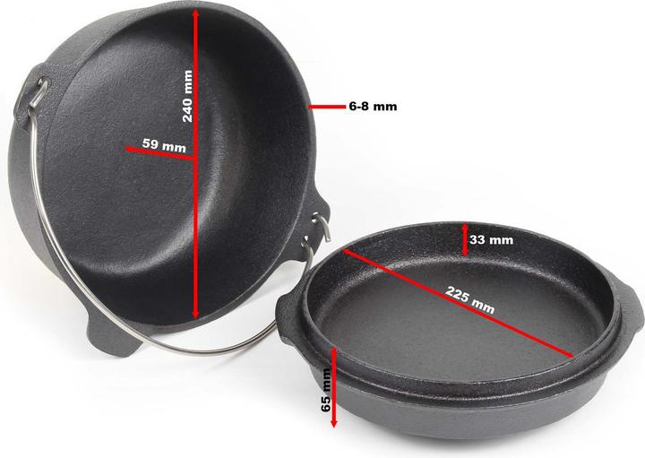 Actual product image Wiltec Dutch Oven