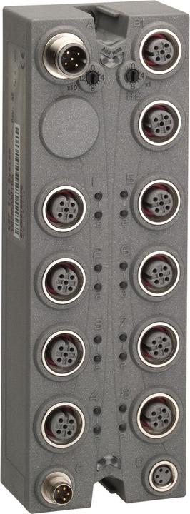 Actual product image Schneider Electric CANopen interface block, IP67, 16 I/O, M12 TM7NCOM16A