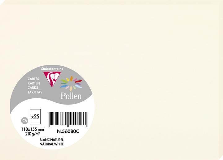 Clairefontaine Karten (C6, 25x, 210 g/m²)