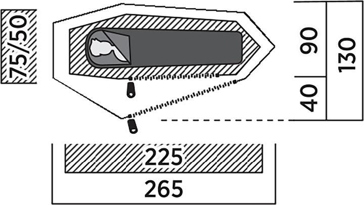 Actual product image Easy Camp Sarek 1 (Tunnel tent, 1.80 kg)