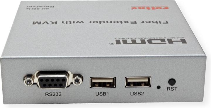 Produktbild Roline Prolongateur KVM HDMI USB sur FO 4K60, 20km