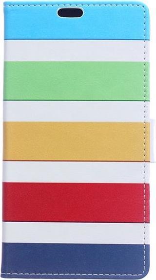 Produktbild MU Style Leder Bookcover Hülle mit Muster (HTC U11+)